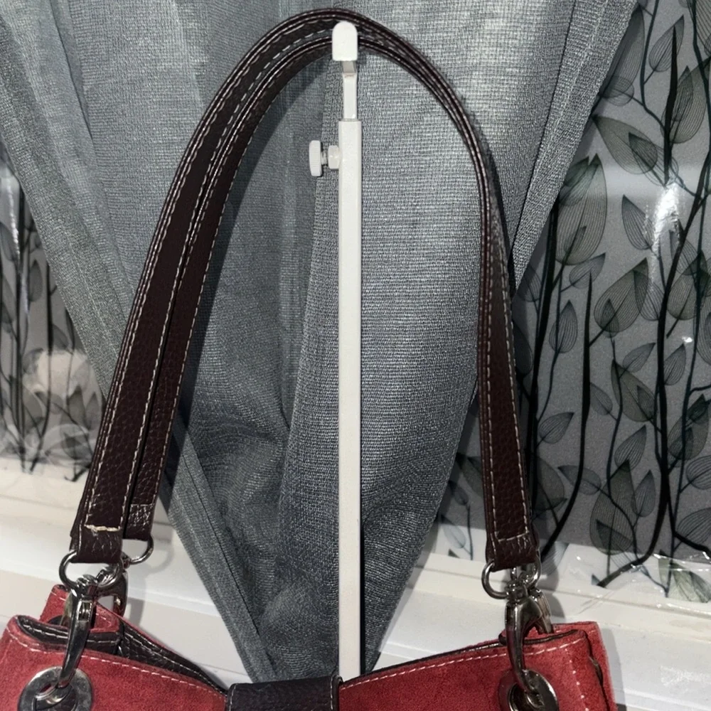 Red and Brown fashon Shoulder Bag - Picture 4 of 13